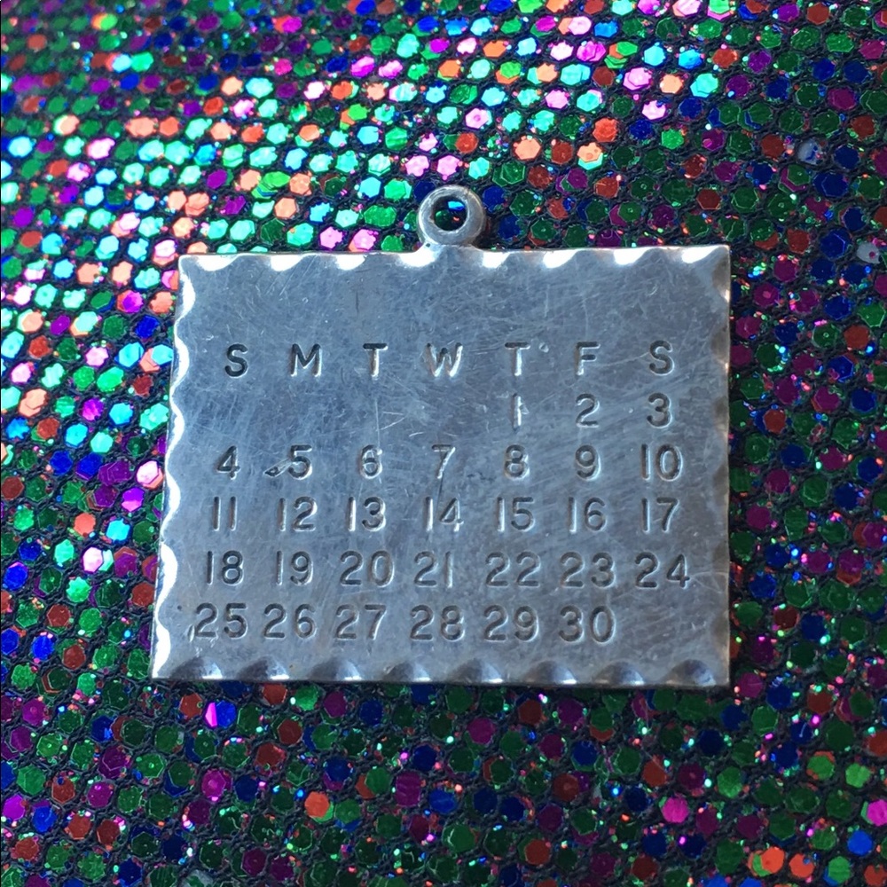 Vintage , calendar charm.
